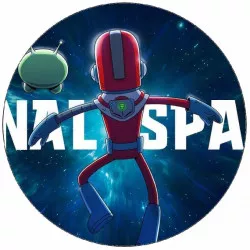 Jedlý papier Final Space logo 19,5 cm