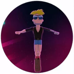 Jedlý papier Final Space Gary 19,5 cm