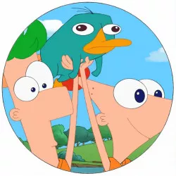 Jedlý papier Phineas a Ferb 19,5 cm