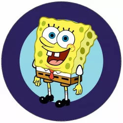 Jedlý papier SpongeBob 19,5 cm