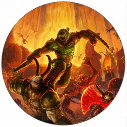 Jedlý papier Doom démon 19,5 cm