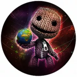 Jedlý papier LittleBigPlanet Sackboy vo vesmíre 19,5 cm