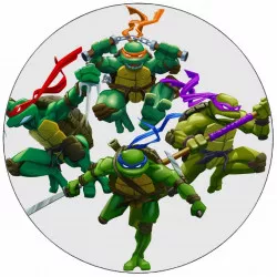 Jedlý papier želve Ninja 19,5 cm