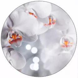 Jedlý papier biela orchidea 19,5 cm