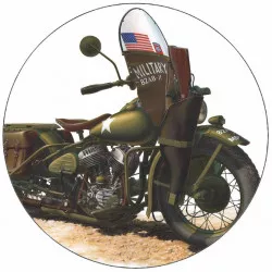 Jedlý papier vojenský cestovný motocykel 19,5 cm