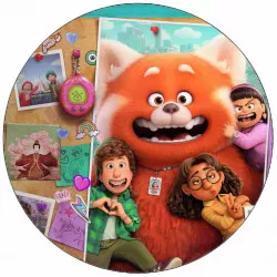 Jedlý papier Premena Mei s rodinou 19,5 cm