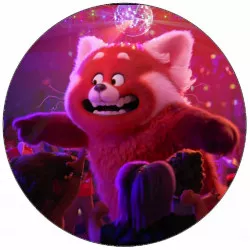 Jedlý papier Proměna Mei ako panda na večierku 19,5 cm