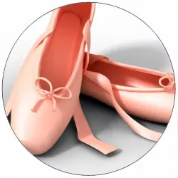 Jedlý papier baletnej topánky 19,5 cm