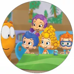 Jedlý papier Bubble Guppies kamaráti 19,5 cm