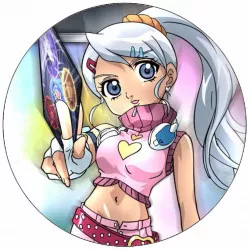 Jedlý papier Bakugan Julie 19,5 cm