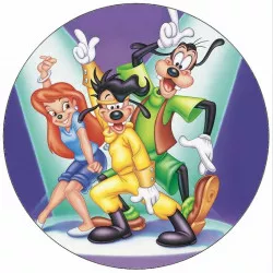 Jedlý papier Goofy a priatelia 19,5 cm