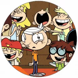 Jedlý papier The Loud House Lincoln a sestry 19,5 cm
