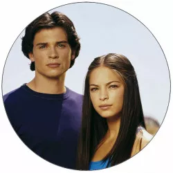 Jedlý papier Smallville Clark a Lana Lang 19,5 cm