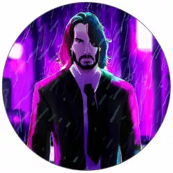 Jedlý papier John Wick animácie 19,5 cm