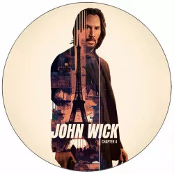 Jedlý papier John Wick minimalizmus 19,5 cm