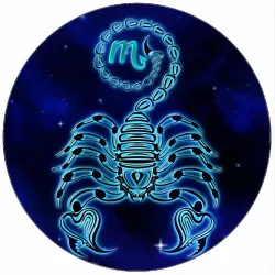 Jedlý papier znamenie štíra 19,5 cm