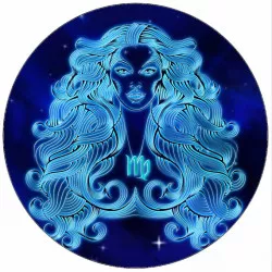 Jedlý papier znamenie panna 19,5 cm