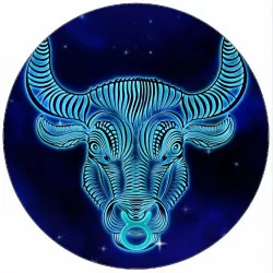 Jedlý papier znamenie býk 19,5 cm