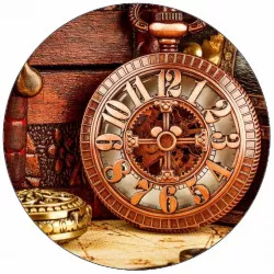 Jedlý papier kapesné hodinky vintage 19,5 cm