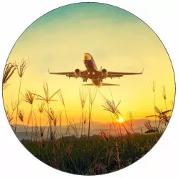 Jedlý papier vzlet lietadla 19,5 cm