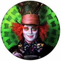 Jedlý papier Alice v Krajine divov Klobúčník 19,5 cm