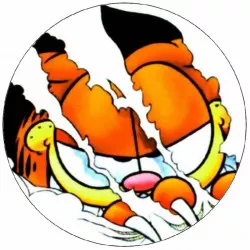 Jedlý papier potrhaný Garfield 19,5 cm