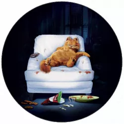 Jedlý papier ľahký Garfield 19,5 cm