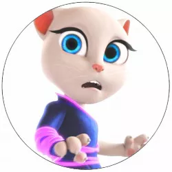 Jedlý papier Talking Angela 19,5 cm