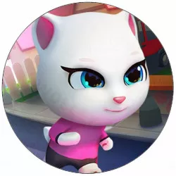 Jedlý papier Talking Angela bežiaci 19,5 cm