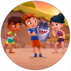 Jedlý papier Sharkdog 19,5 cm