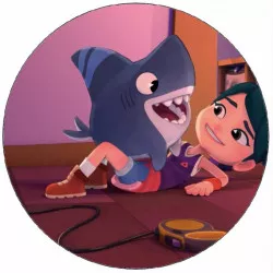 Jedlý papier Sharkdog a Annabelle 19,5 cm