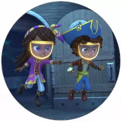 Jedlý papier Santiago brázdi more Santiago a Lorelai 19,5 cm