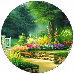 Jedlý papier záhrada 19,5 cm