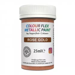 Gélová farba metalická rose gold 25 ml