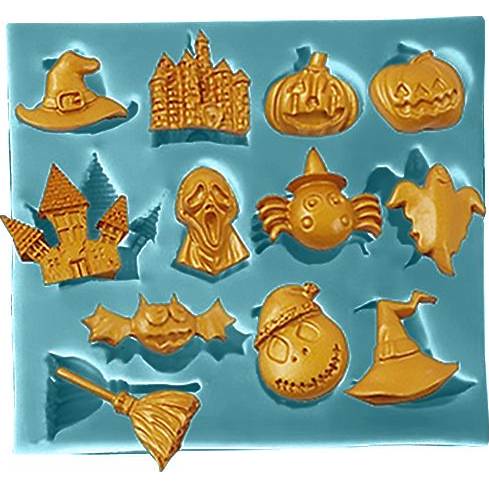 Silikonová formička - Halloween 10x10cm - Cakesicq