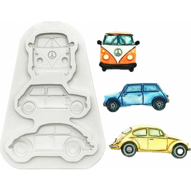 Silikónová forma na auto 13x9cm