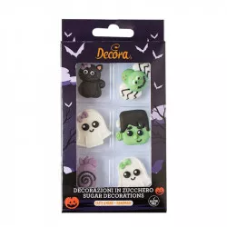 Cukrové zdobenie Frankenstein 6 ks