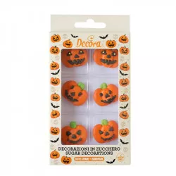 Cukrové zdobenie tekví 6 ks