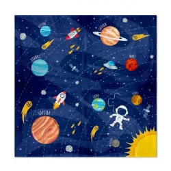 Papierové vreckovky vesmír 10ks 33x33cm