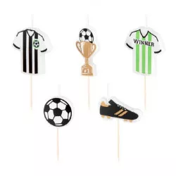 Sviečky futbal 5 ks