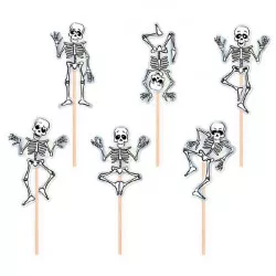 Špíky do muffinov kostry 6 ks