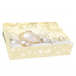 Skládací krabička na cukrovinky na vianoce 22×15×5 cm