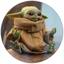 Jedlý papier Mandalorian Baby Yoda 19,5 cm
