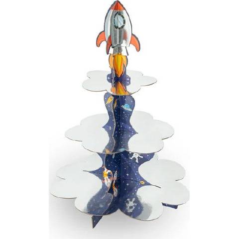 Stojan na muffiny Space Rocket 46x34cm