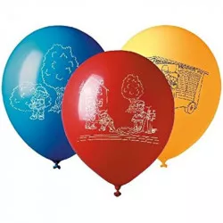 Látkové balónky hasičov 7 ks