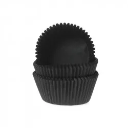 Čierne košíčky na cupcake 1000ks 50x33mm