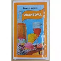 Potravinárska farba prášková (5 g) Oranžová
