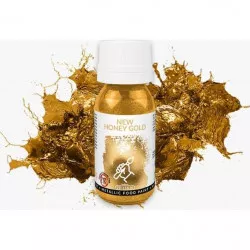 Tekutá kovová farba Food Colours New Honey Gold (18 ml) Bez E171