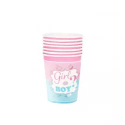 Papierové poháre dievča alebo chlapec? 10 ks