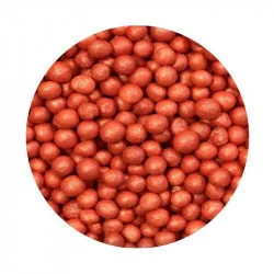 Cukrovo-rýžové perly červené 5 mm 1 kg